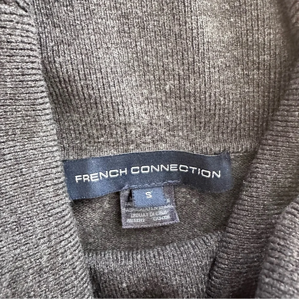 FRENCH CONNECTION - CHARCOAL KNIT TUNIC - SIZE SMALL - Picture 4 of 7